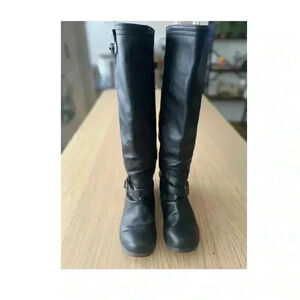 Route 66 Black Tall Boots 8W